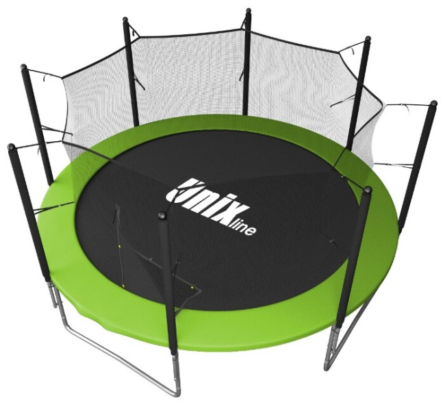 Каркасный батут Unix Line Simple 12 ft Green (inside)