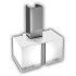 Каминная вытяжка Falmec Mirabilia 67 Square inox (800)