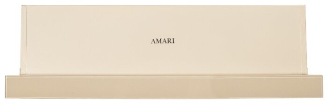 Встраиваемая вытяжка AMARI Slide 2М 50 ivory glass