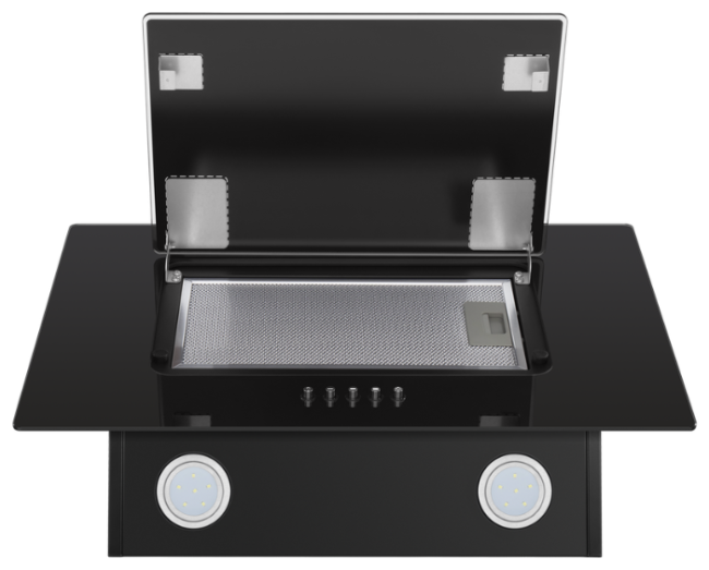 Каминная вытяжка HOMSAIR Elf Push 60 черный Каминная вытяжка HOMSAIR Elf Push 60 черный
