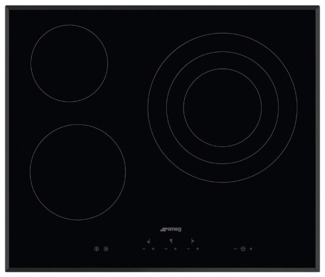 Электрическая варочная панель smeg SE363ETB