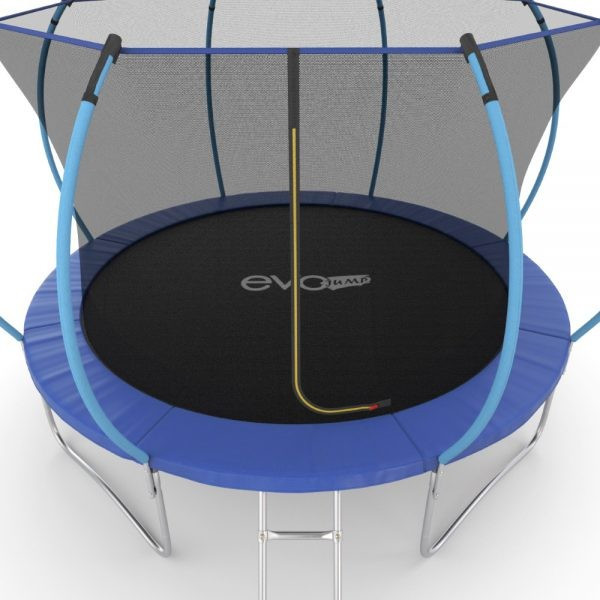 Батут Evo Jump Internal 12ft Blue с внутренней сеткой и лестницей