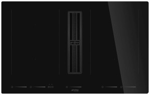 Индукционная варочная панель со встроенной вытяжкой Smeg HOBD682D2