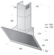 Каминная вытяжка Gorenje WHI 943 E6 XGB Каминная вытяжка Gorenje WHI 943 E6 XGB