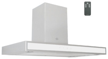 Каминная вытяжка MBS TRINIA 190 GLASS WHITE