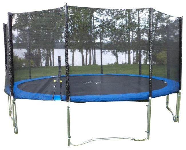 Каркасный батут babysport 430 см с сеткой 430х430 см Каркасный батут babysport 430 см с сеткой 430х430 см