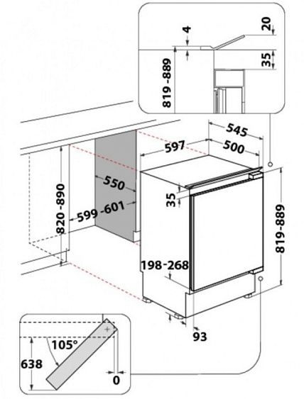 Морозильная камера WHIRLPOOL AFB 8281 Морозильная камера WHIRLPOOL AFB 8281