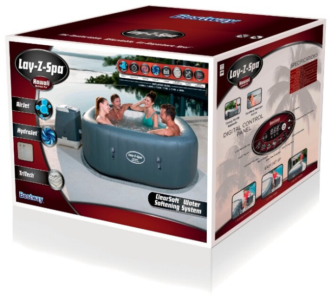 СПА бассейн Bestway Lay-Z-SPA Hawaii HydroJet Pro 54138 СПА бассейн Bestway Lay-Z-SPA Hawaii HydroJet Pro 54138