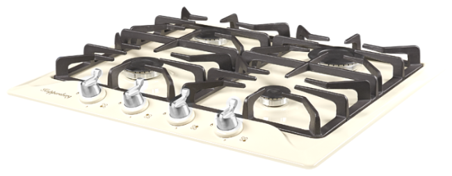Газовая варочная панель Kuppersberg FGC 63 W Silver Газовая варочная панель Kuppersberg FGC 63 W Silver