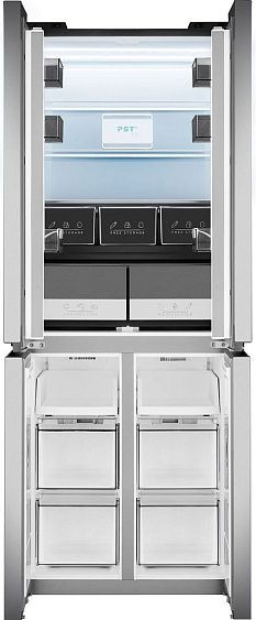 Холодильник WEISSGAUFF WCD 480 Total NoFrost Inverter Silk Inox Built-in Холодильник WEISSGAUFF WCD 480 Total NoFrost Inverter Silk Inox Built-in
