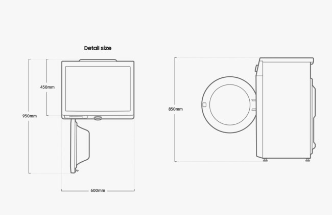 Стиральная машина Samsung WW70A6S28AN