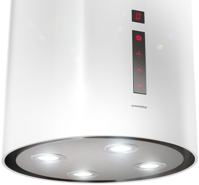 Вытяжка Maunfeld Lee Isla (sensor) 39 белый