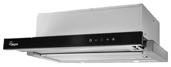 Встраиваемая вытяжка AKPO Light Glass DUO Touch wk-7 50 BK