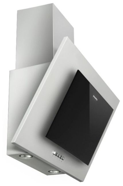 Каминная вытяжка MAUNFELD Tower CS 60 нержавеющая сталь\черное стекло