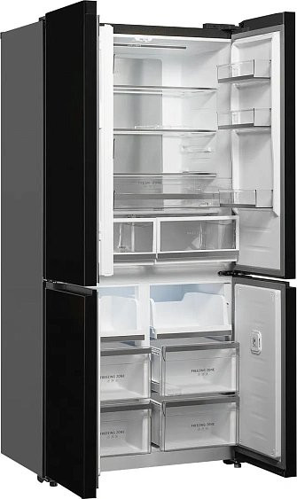 Холодильник WEISSGAUFF WCD 510 Built-in Inverter NoFrost Black Glass Холодильник WEISSGAUFF WCD 510 Built-in Inverter NoFrost Black Glass