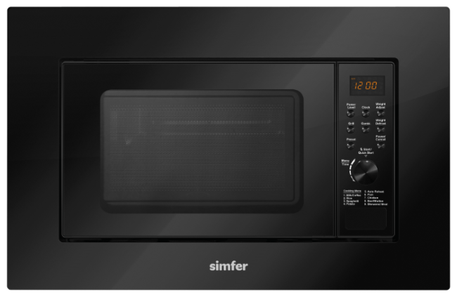 Микроволновая печь встраиваемая Simfer MD2350 Микроволновая печь встраиваемая Simfer MD2350