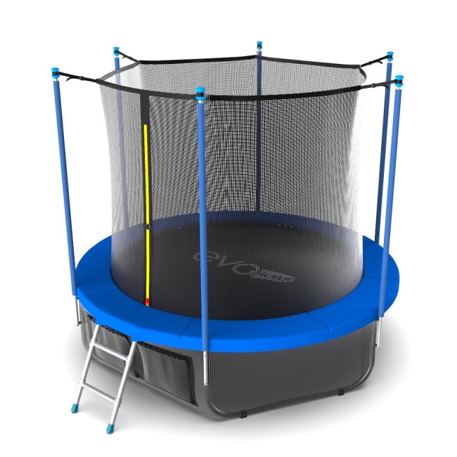 Батут Evo Jump Internal 6ft Sky синий + сетка