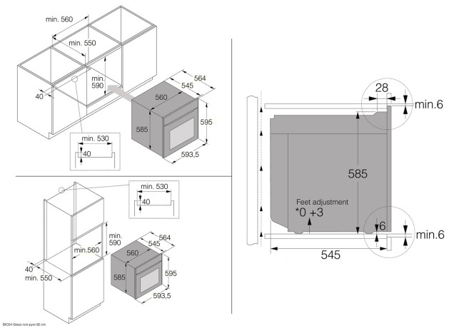 Электрический духовой шкаф Asko OCM56BGH