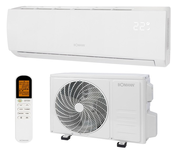 Сплит-система Bomann CL 6045 QC CB 9000 BTU/h WiFi Сплит-система Bomann CL 6045 QC CB 9000 BTU/h WiFi