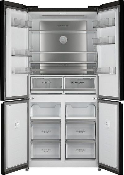 Холодильник WEISSGAUFF WCD 510 Built-in Inverter NoFrost Dark Inox Холодильник WEISSGAUFF WCD 510 Built-in Inverter NoFrost Dark Inox