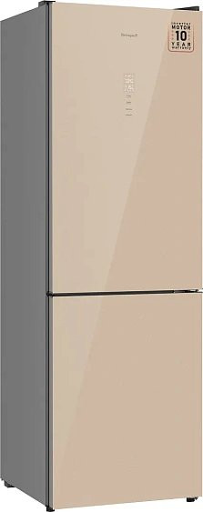 Холодильник WEISSGAUFF WRK 185 Total NoFrost Inverter Beige Glass