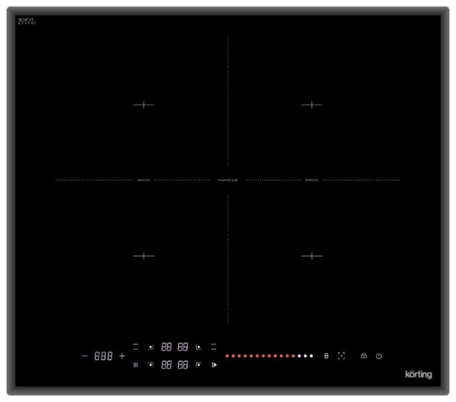 Индукционная варочная панель Korting HIB 64940 B Maxi Индукционная варочная панель Korting HIB 64940 B Maxi