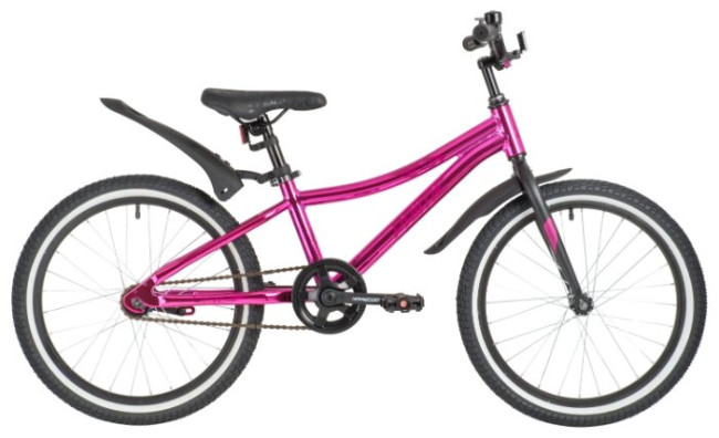 Подростковый горный (MTB) велосипед Novatrack Prime 20 Al Girl (2020) металлик