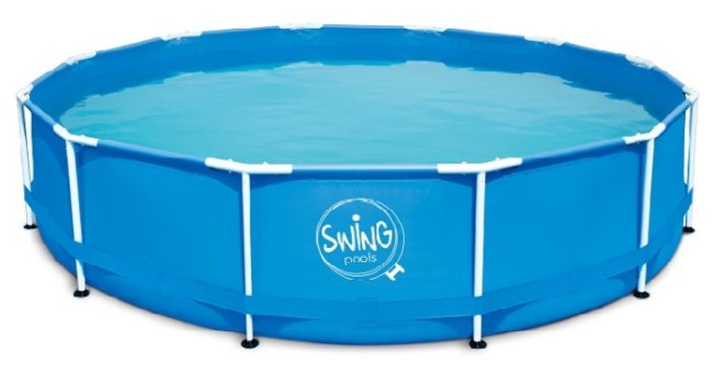 Бассейн Azuro Круглый Swing Frame Splash 3.66 х 0.91 Бассейн Azuro Круглый Swing Frame Splash 3.66 х 0.91