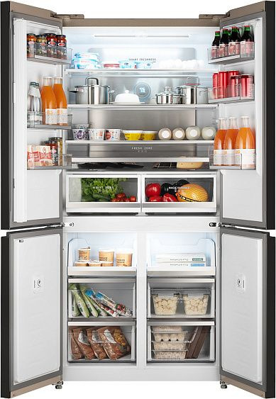 Холодильник WEISSGAUFF WCD 510 Built-in Inverter NoFrost Сhampagne Glass Холодильник WEISSGAUFF WCD 510 Built-in Inverter NoFrost Сhampagne Glass