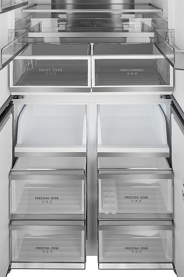 Холодильник WEISSGAUFF WCD 510 Built-in Inverter NoFrost Сhampagne Glass Холодильник WEISSGAUFF WCD 510 Built-in Inverter NoFrost Сhampagne Glass