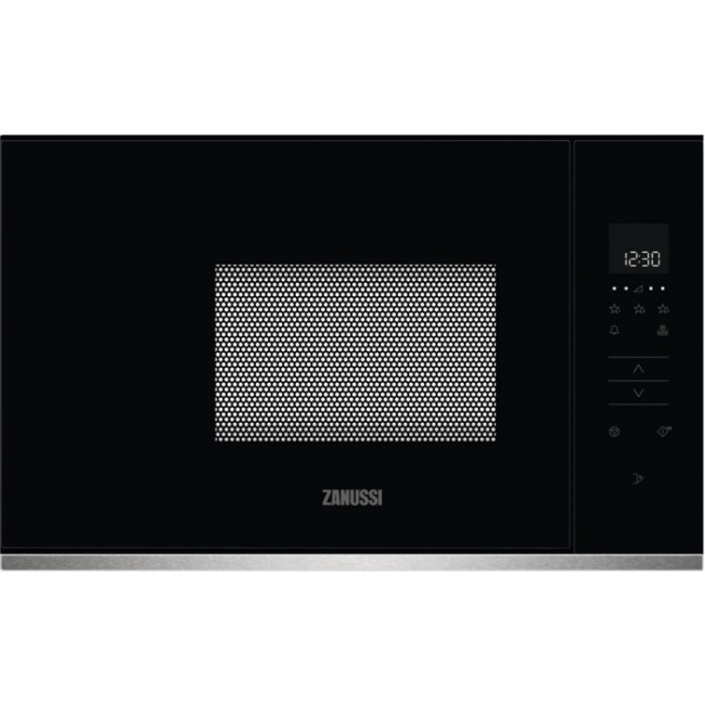 Встраиваемая микроволновая печь Zanussi ZMBN2SX черный/нержавеющая сталь