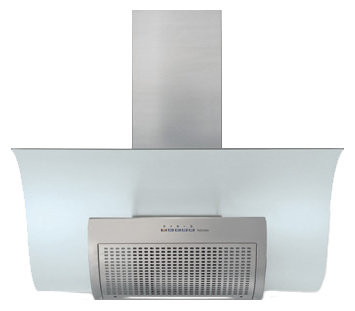Каминная вытяжка FALMEC Adara Parete 800 90 IX white glass Каминная вытяжка FALMEC Adara Parete 800 90 IX white glass