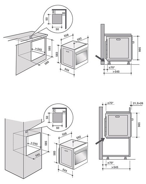 Духовой шкаф De Dietrich DOP7200BM Духовой шкаф De Dietrich DOP7200BM