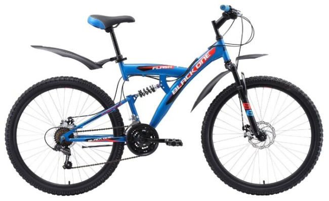 Горный (MTB) велосипед Black One Flash FS 26 D (2018)
