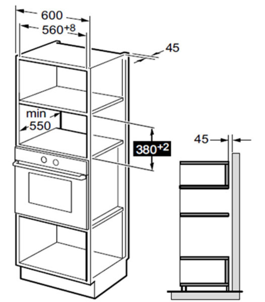 Встраиваемая микроволновая печь Maunfeld MBMO925SGB09