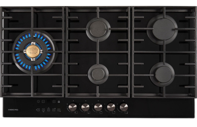 Газовая варочная панель Hiberg VM 9155 B