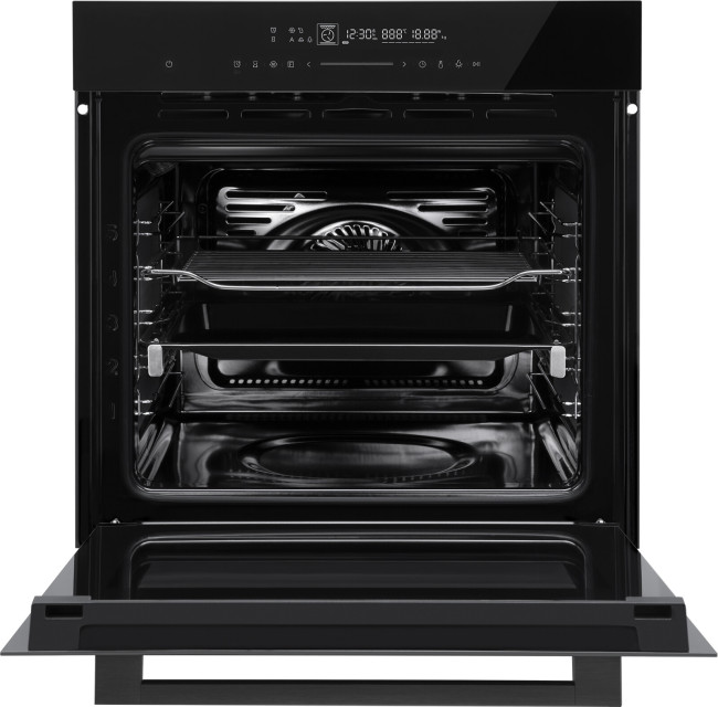 Встраиваемый электрический духовой шкаф Weissgauff EOM 791 SDB Black Edition