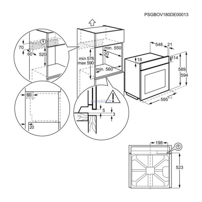 Электрический духовой шкаф Electrolux EOE7F31X Электрический духовой шкаф Electrolux EOE7F31X