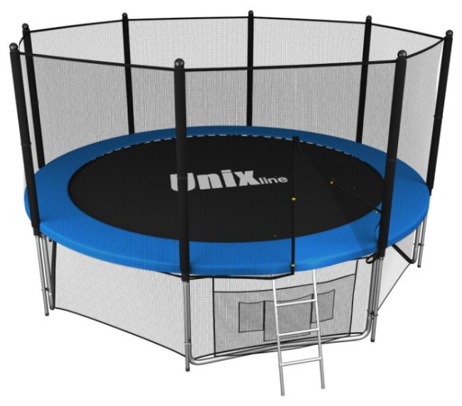 Каркасный батут Unix Line 14ft Classic (outside) 427х427х269 см Каркасный батут Unix Line 14ft Classic (outside) 427х427х269 см