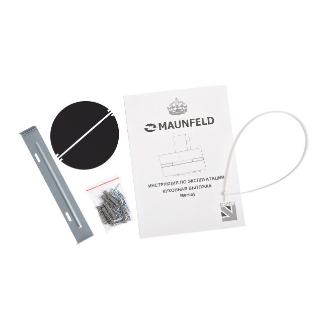 Каминная вытяжка Maunfeld Mersey 50 белый/сатин Каминная вытяжка Maunfeld Mersey 50 белый/сатин