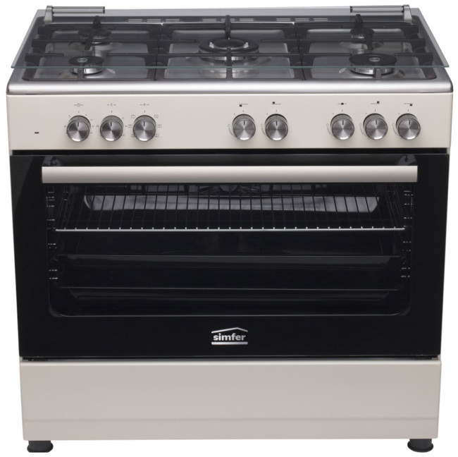 Комбинированная плита Simfer F96MR52010, бежевый