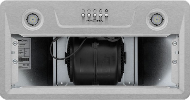 Встраиваемая вытяжка Krona Luisa 600 Inox PB