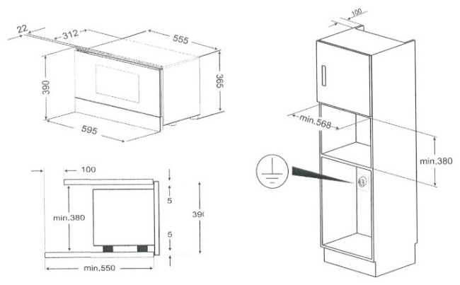 Микроволновая печь Kuppersberg HMW 393 B