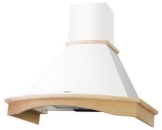 Каминная вытяжка MAUNFELD Gretta 90 белый/дерево Каминная вытяжка MAUNFELD Gretta 90 белый/дерево