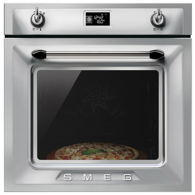 Электрический духовой шкаф smeg SFP6925XPZ Электрический духовой шкаф smeg SFP6925XPZ