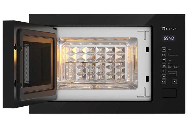 Встраиваемая микроволновая печь СВЧ Libhof MOS-3225 black Встраиваемая микроволновая печь СВЧ Libhof MOS-3225 black