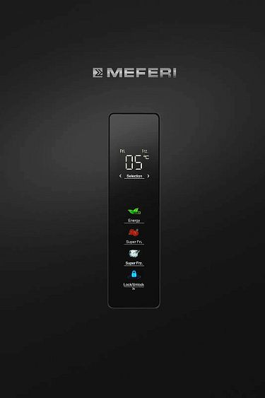 Холодильник MEFERI MFR185BK