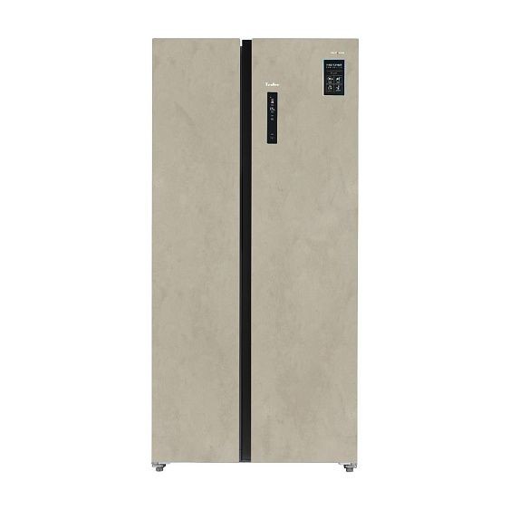 Холодильник TESLER RSD-537BI MARBLE BEIGE Холодильник TESLER RSD-537BI MARBLE BEIGE