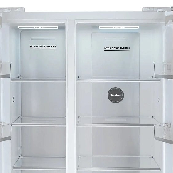 Холодильник TESLER RSD-537BI MARBLE BEIGE Холодильник TESLER RSD-537BI MARBLE BEIGE