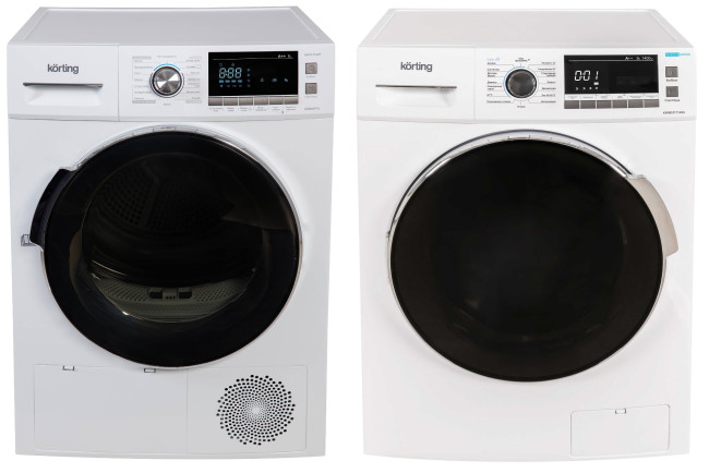 Комплект стиральная и сушильная машина Korting KWM 57IT1490 + KD 60HPT8 Комплект стиральная и сушильная машина Korting KWM 57IT1490 + KD 60HPT8